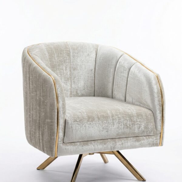 Milan Velvet Modern 1 Seater Sofa