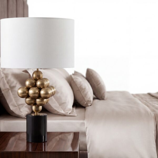 GOLDEN BUBBLE TABLE LAMP