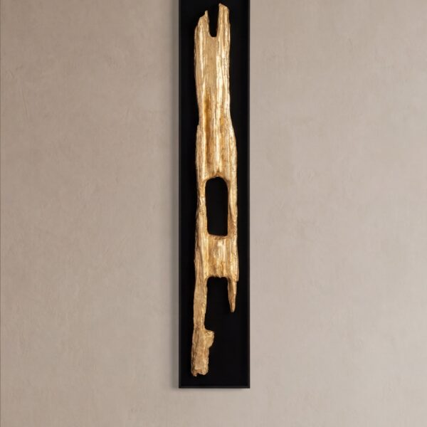Golden essence wall art I