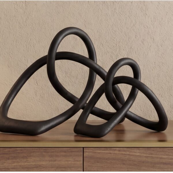 INFINITY FLOW ORNAMENT DECOR SET OF 2 PCS