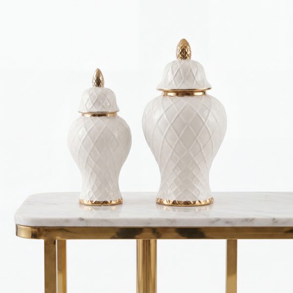 CHARLOTTE GINGER JAR SET OF 2 PCS